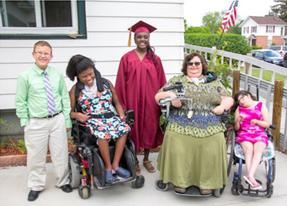 Carrie Ann Lucas and family